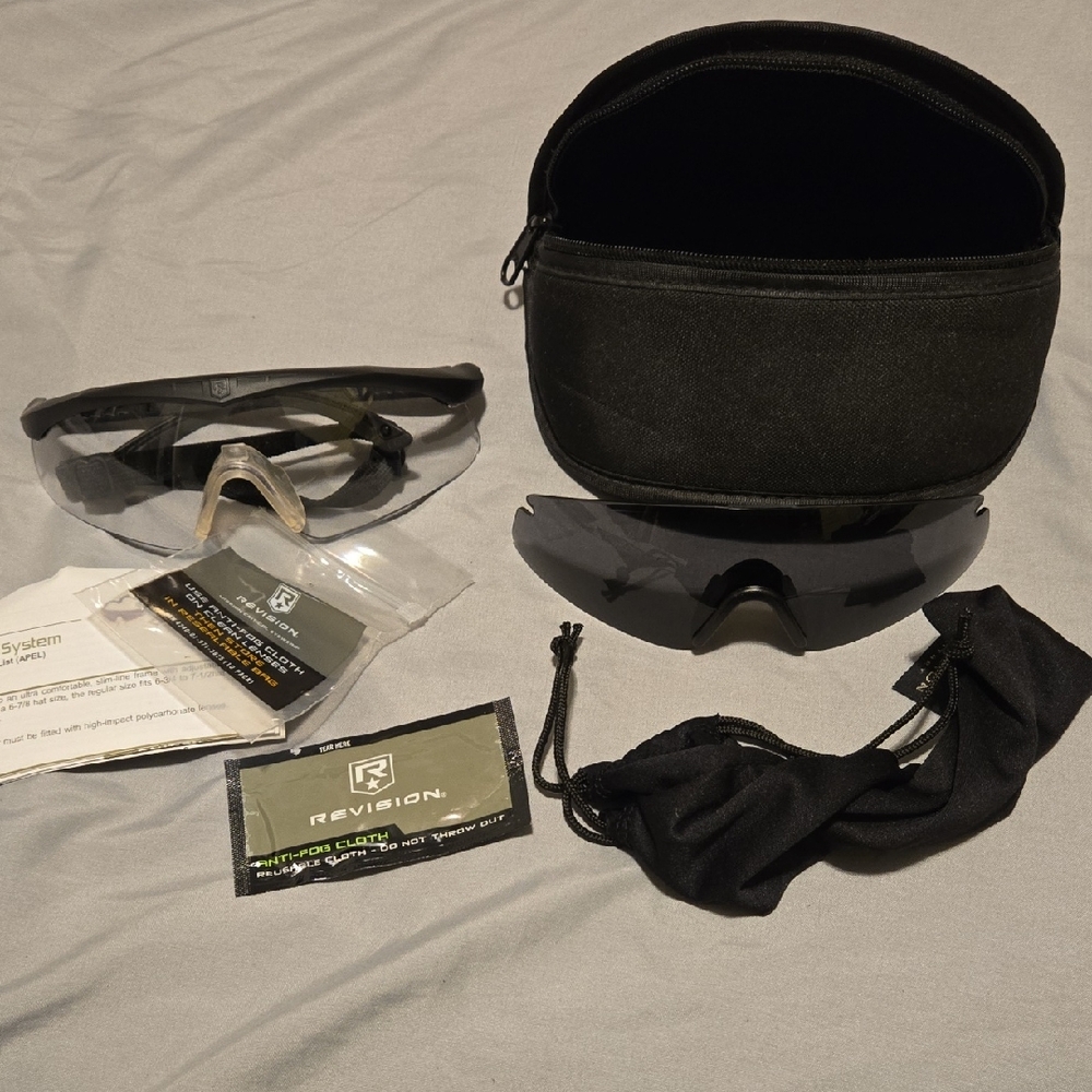Revision Tactical Sunglasses Set with Case